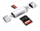  Versatile Card Reader: HB PLUS 3-in-1 USB 3.0 USB C Micro USB Card Reader - Memory Card Reader All in One for SD, Micro SD, SDXC, SDHC, Micro SDXC Cards 