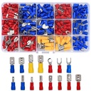  HASTHIP® 280pcs Wire Connector Jointer, Cable Connector Crimp Connectors Assortment Set, Electric Cable Lugs, Flat, Round Connectors, Fork, Ring Terminals, Butt Connectors Automotive Cable Terminals 